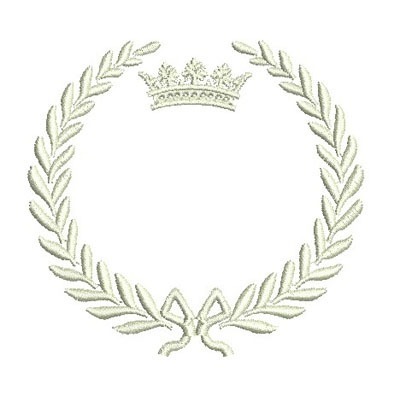 Matriz de matriz Matriz De Bordado Moldura Vazia Para Letra