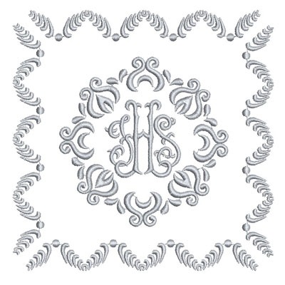 Matriz de matriz Matriz De Bordado Conjunto De  Alfaia Ihs  2
