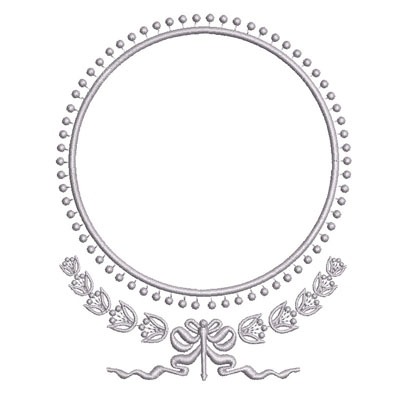 Matriz de matriz Matriz De Bordado Moldura 15 Cm