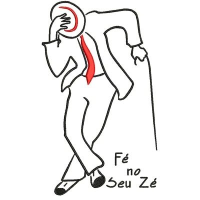 Matriz de matriz Matriz De Bordado Fé No Seu Zé (zé Pelintra)