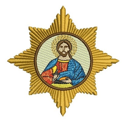 Matriz de matriz Matriz De Bordado Medalha De Jesus