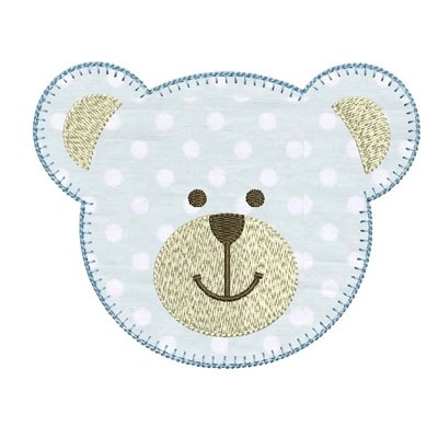 Matriz de matriz Matriz De Bordado Urso Aplique Patchcolagem