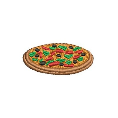 Matriz de matriz Matriz De Bordado Pizza