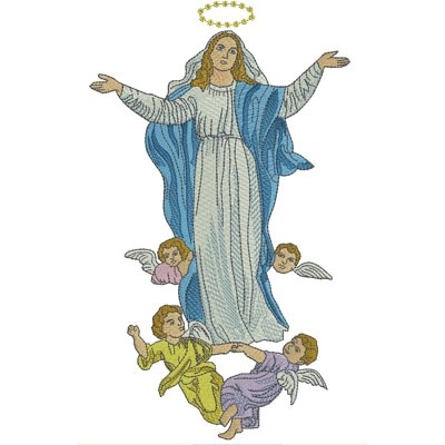 Matriz de matriz Matriz De Bordado Nossa Senhora Dos Anjos