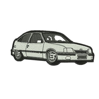 Matriz de matriz Matriz De Bordado Carro Antigo Contornado