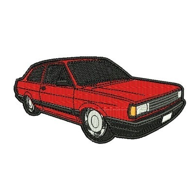Matriz de matriz Matriz De Bordado Carro Contornado Antigo