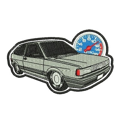 Matriz de matriz Matriz De Bordado Carro Antigo Contornado
