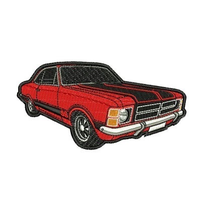 Matriz de matriz Matriz De Bordado Carro Clássico Com Contorno 10