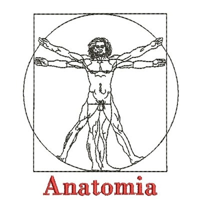 Matriz de matriz Matriz De Bordado Anatomia 3