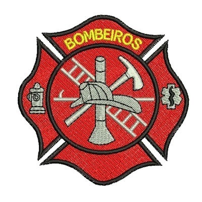 Matriz de matriz Matriz De Bordado Bombeiros 3