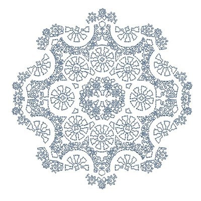 Matriz de matriz Matriz De Bordado Floral Rendado