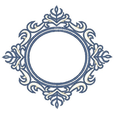 Matriz de matriz Matriz De Bordado Moldura Provençal 15