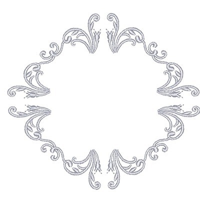 Matriz de matriz Matriz De Bordado Moldura Provençal 16