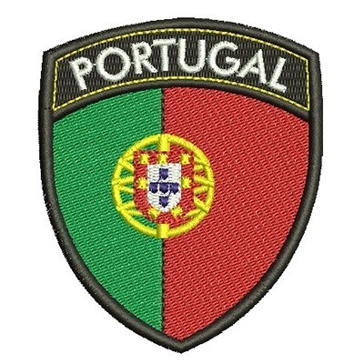 Matriz de matriz Matriz De Bordado Escudo Portugal