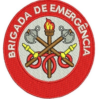 Matriz de matriz Matriz De Bordado Brigada De Emergência 3