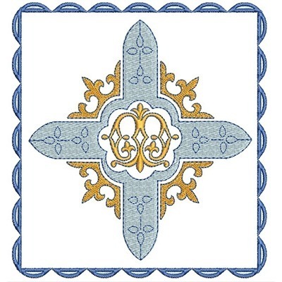 Matriz de matriz Matriz De Bordado Conjunto De Alfaias Mariana 37