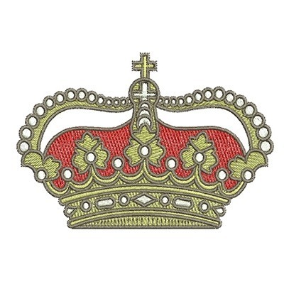 Matriz de matriz Matriz De Bordado Coroa 10 Cm