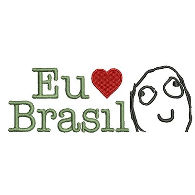 Matriz de matriz Matriz De Bordado Memes Eu Amo Brasil