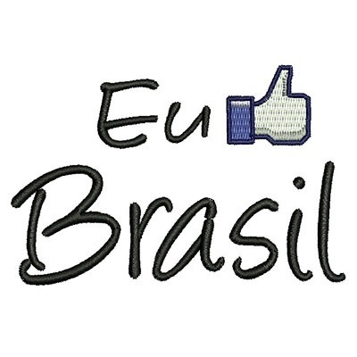 Matriz de matriz Matriz De Bordado Eu Curto Brasil