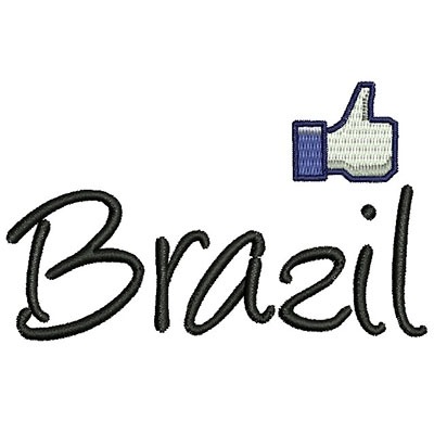 Matriz de matriz Matriz De Bordado Like Brazil 2