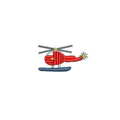 Matriz de matriz Matriz De Bordado Helicóptero