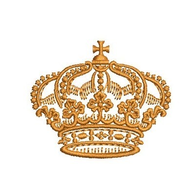 Matriz de matriz Matriz De Bordado Coroa 5 Cm