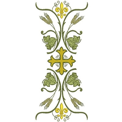 Matriz de matriz Matriz De Bordado Eucaristia De 5cm
