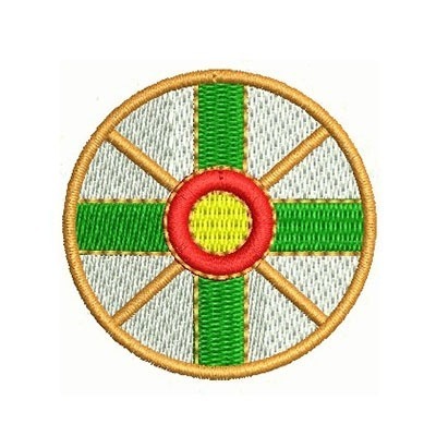 Matriz de matriz Matriz De Bordado Simbolo Messiânico