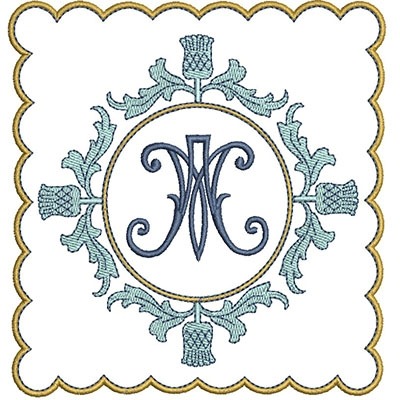 Matriz de matriz Matriz De Bordado Conjunto De Alfaias Mariana 51
