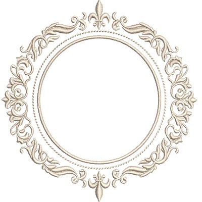 Matriz de matriz Matriz De Bordado Moldura Provençal 22