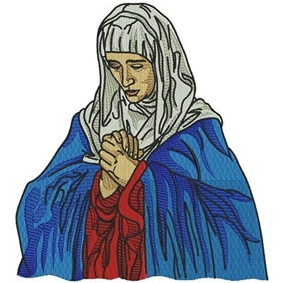 Matriz de matriz Matriz De Bordado Nossa Senhora Das Dores 20 Cm