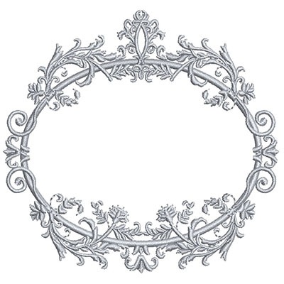 Matriz de matriz Matriz De Bordado Moldura Provençal 33