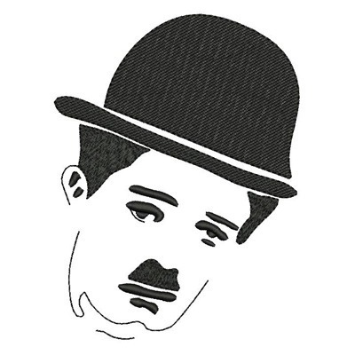 Matriz de matriz Matriz De Bordado Charles Chaplin