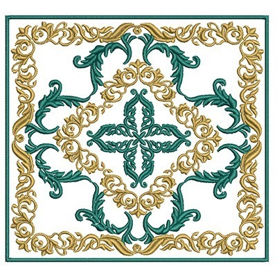 Matriz de matriz Matriz De Bordado Conjunto De Alfaias Cruz Provençal 107
