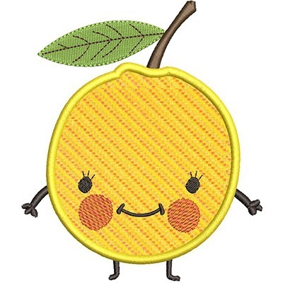 Matriz de matriz Matriz De Bordado Laranja Cute Aplicada