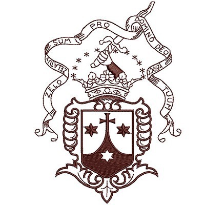 Matriz de matriz Matriz De Bordado Escudo Carmelitas Descalças 4