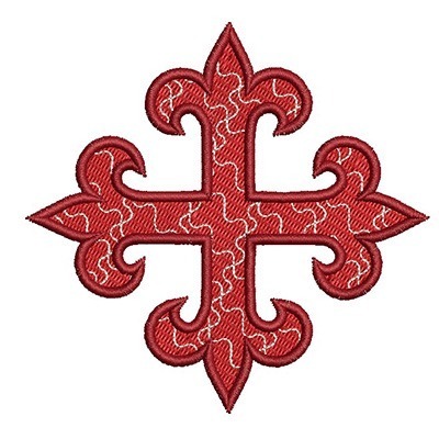 Matriz de matriz Matriz De Bordado Cruz Decorada 20