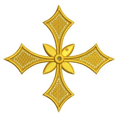 Matriz de matriz Matriz De Bordado Cruz Decorada 30