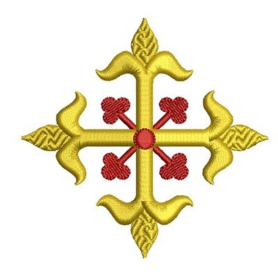 Matriz de matriz Matriz De Bordado Cruz Decorada 32
