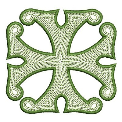 Matriz de matriz Matriz De Bordado Cruz Decorada 46