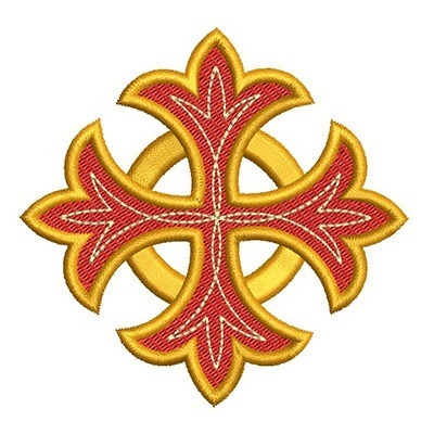 Matriz de matriz Matriz De Bordado Cruz Decorada 49