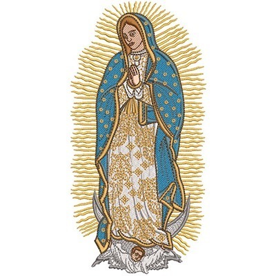 Matriz de matriz Matriz De Bordado Virgem De Guadalupe 20 Cm