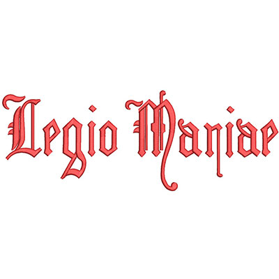 Matriz de matriz Matriz De Bordado Legio Mariae 30 Cm