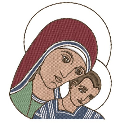 Matriz de matriz Matriz De Bordado Nossa Senhora 3