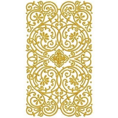 Matriz de matriz Matriz De Bordado Adamascado Grande