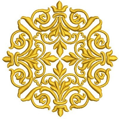 Matriz de matriz Matriz De Bordado Rosácea 3
