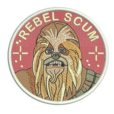 Matriz de matriz Matriz De Bordado Rebel Scum