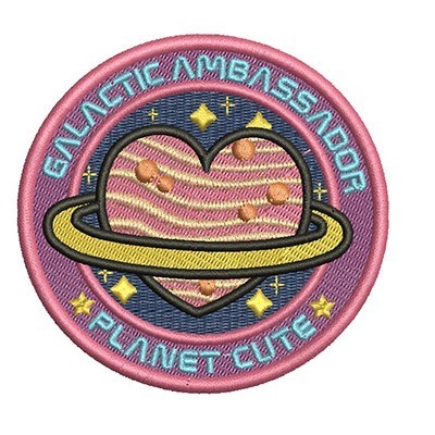 Matriz de matriz Matriz De Bordado Planet Cute