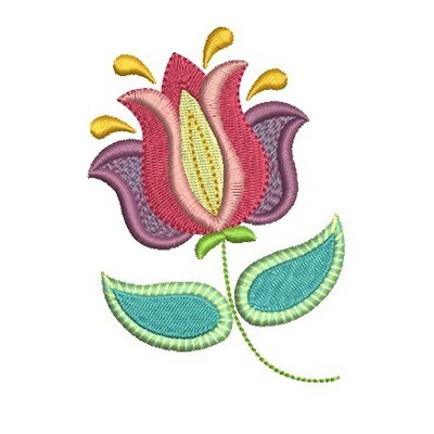 Matriz de matriz Matriz De Bordado Flor Mexicana 3