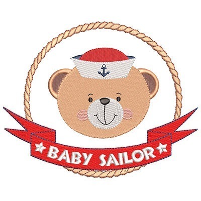 Matriz de matriz Matriz De Bordado Baby Sailor 18 Cm